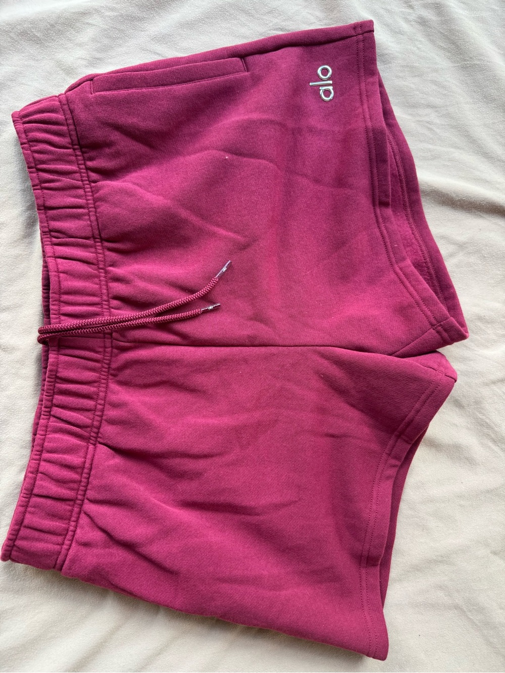 ALO Yoga Women's Raspberry Athletic Fleece Shorts